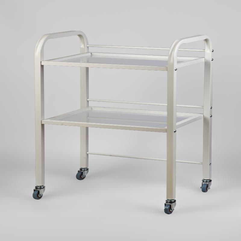 Столик-візок інструментальний з скляними поличками